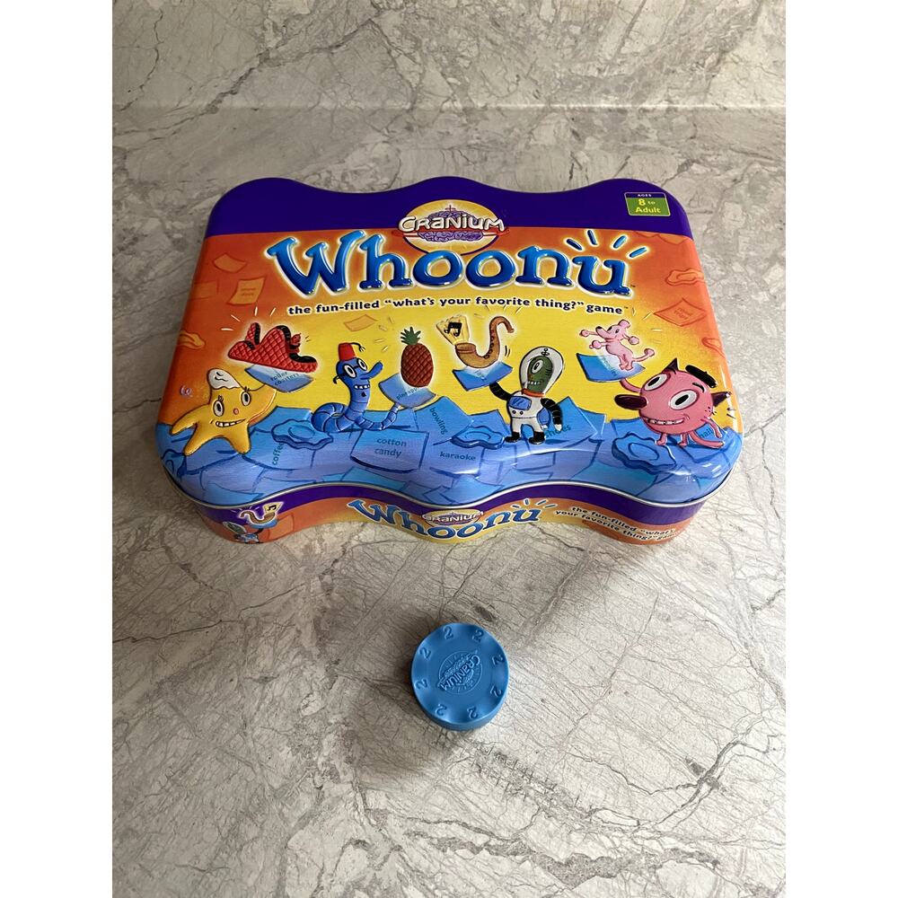 Cranium Whoonu Board Game Replacement Light Blue Chips/Tokens